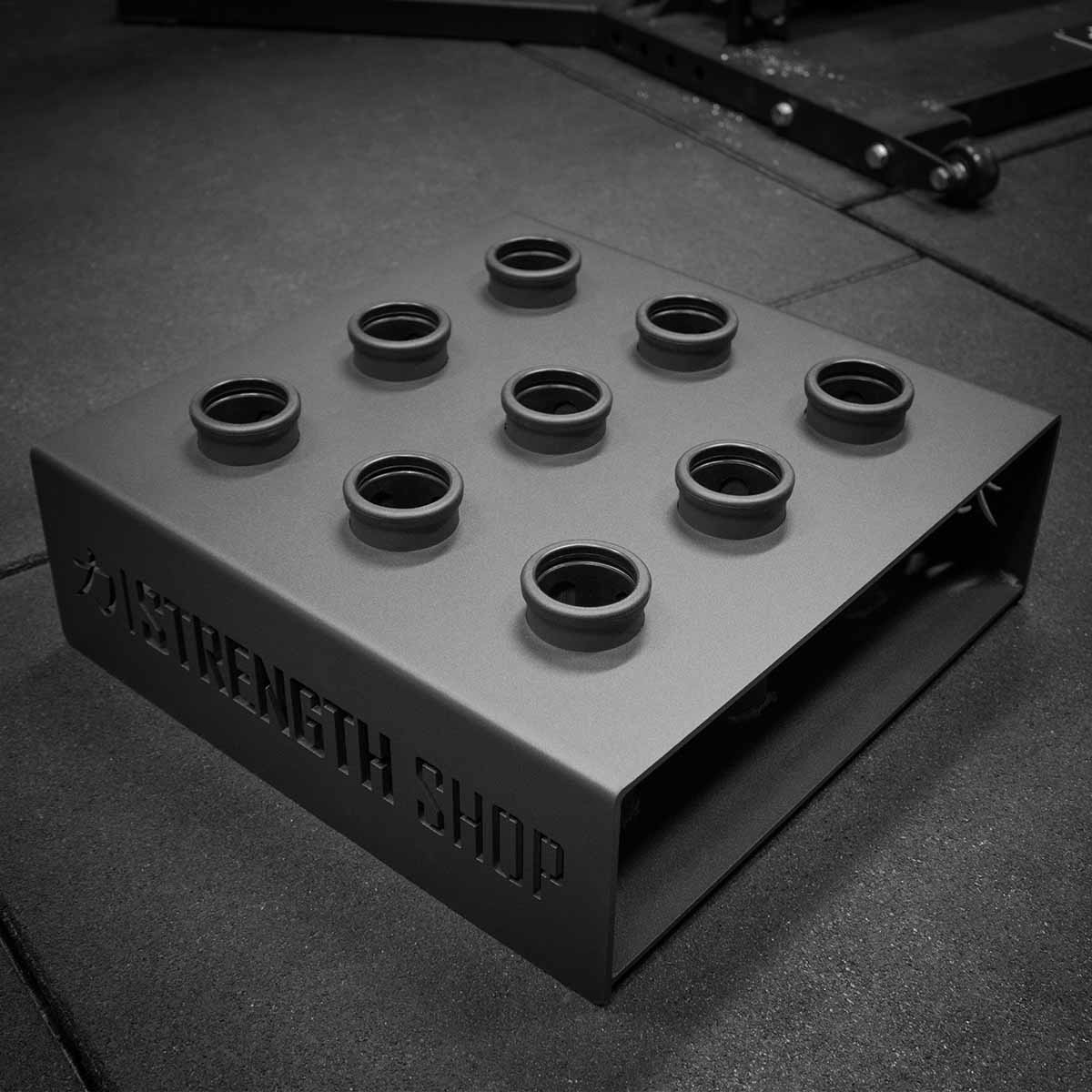 B-WARE Riot Olympic 9-Bar Holder - Strength Shop