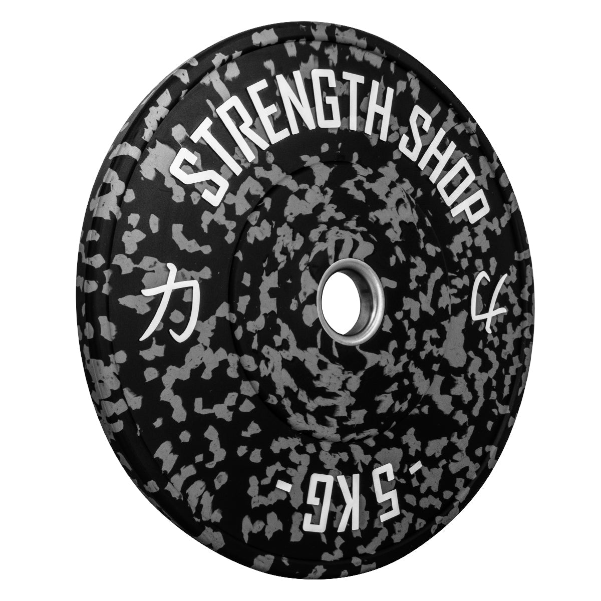 B-WARE Fleck Rubber Bumper Plates – Colour Coded, 5kg-25kg - Strength Shop