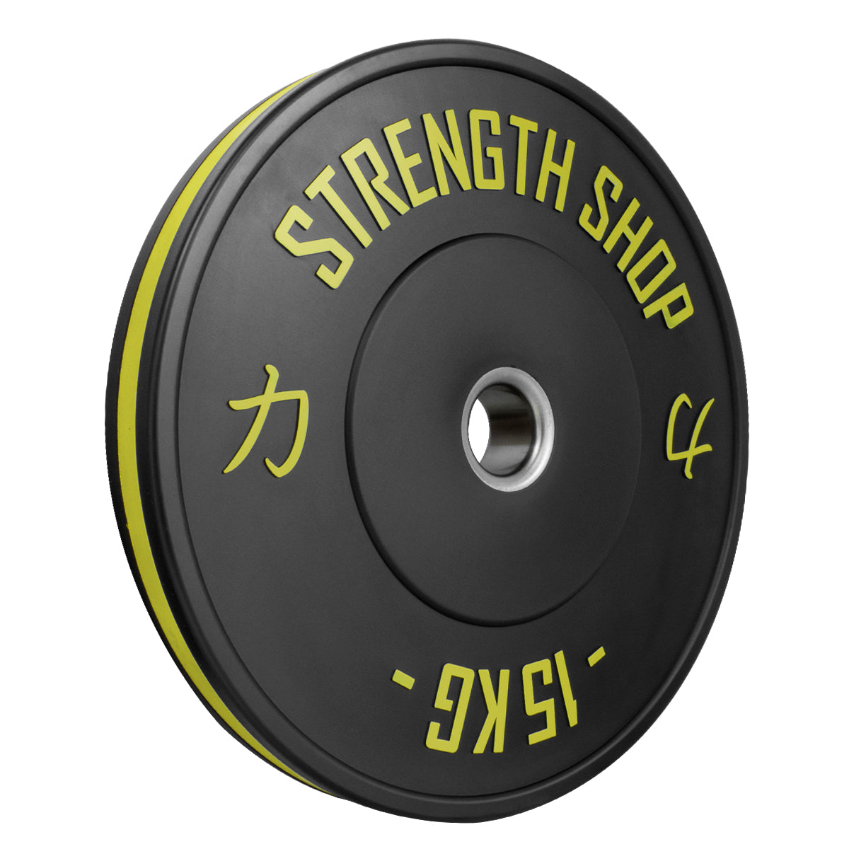 B-WARE Rubber Bumper Plates w/ Colour Coded Stripe, 5kg-25kg or 150kg Set - Strength Shop