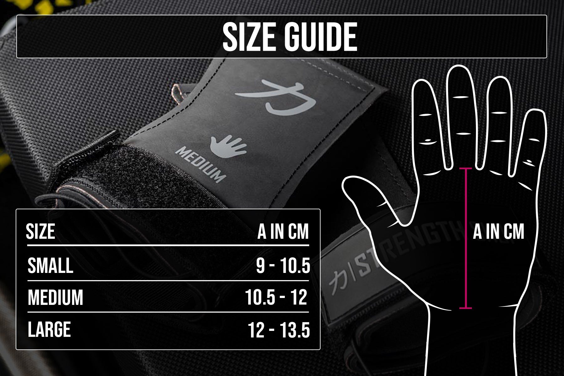 Kevlar Lifting Grips, Black - Strength Shop