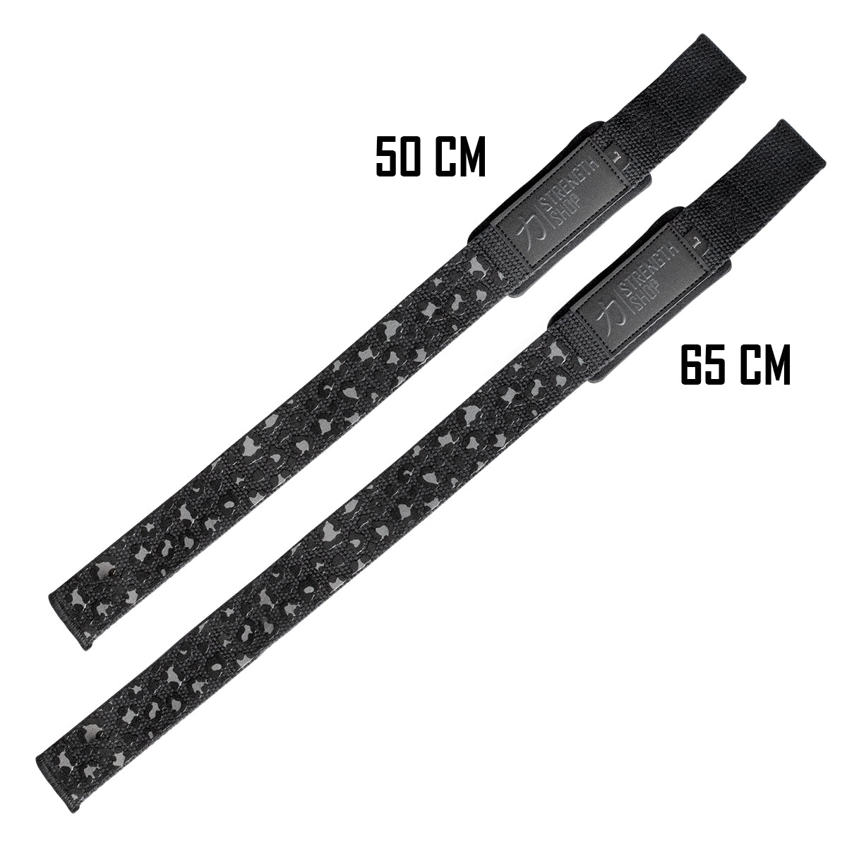 Dark Leo PRO Lifting Straps, 50cm or 65cm /w Grip Pattern - Strength Shop