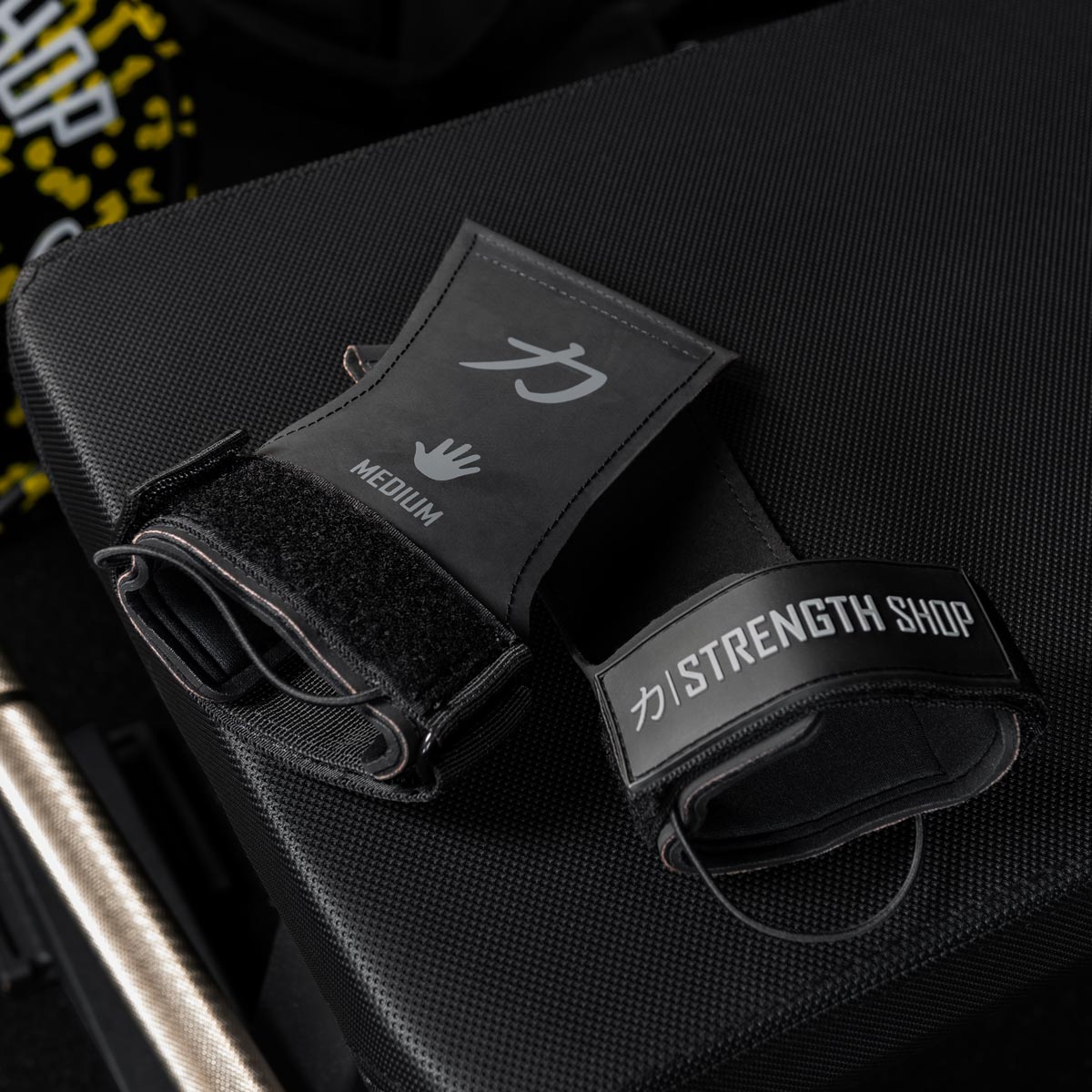 Kevlar Lifting Grips, Black - Strength Shop