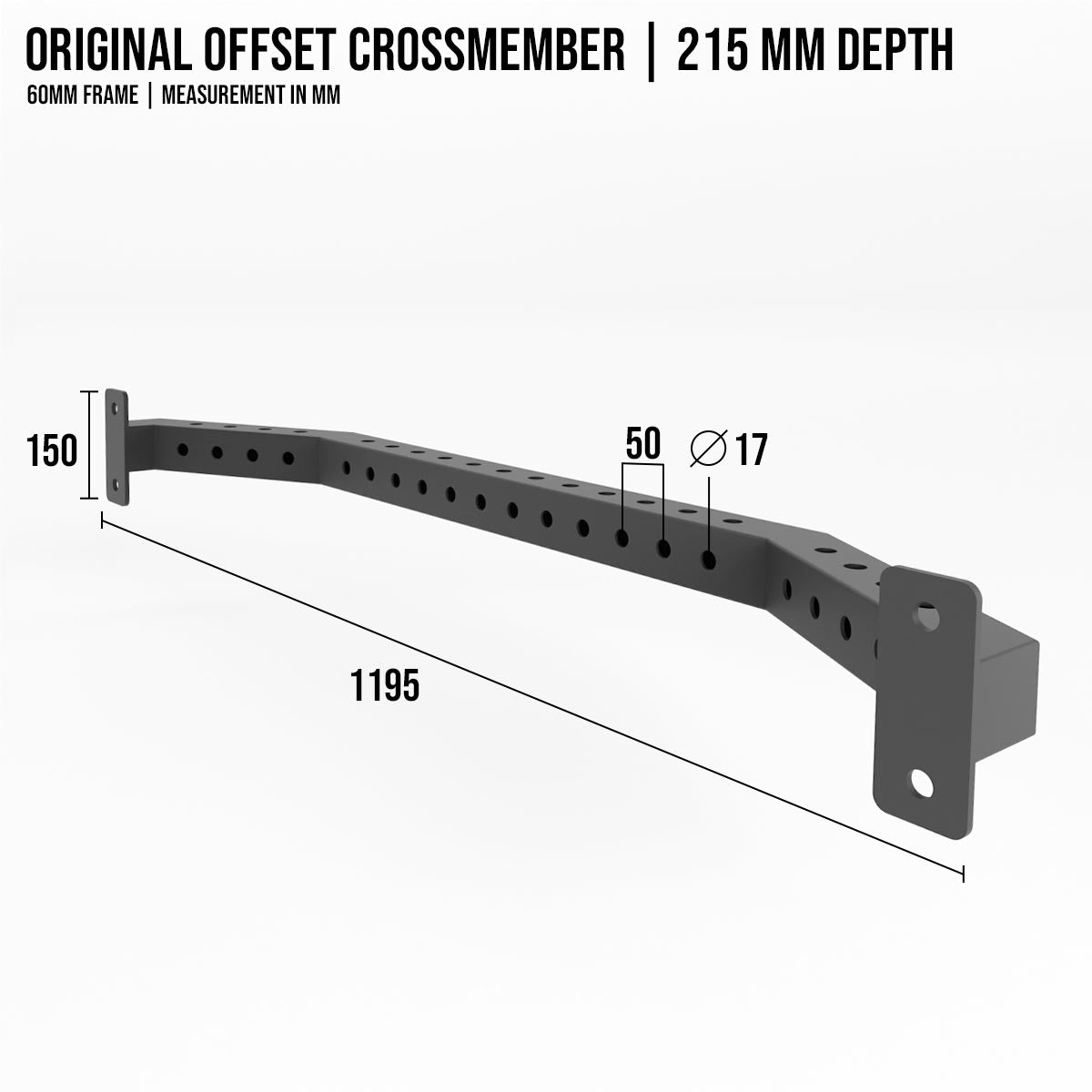 Original MRR 60 | Offset Crossmember - Strength Shop
