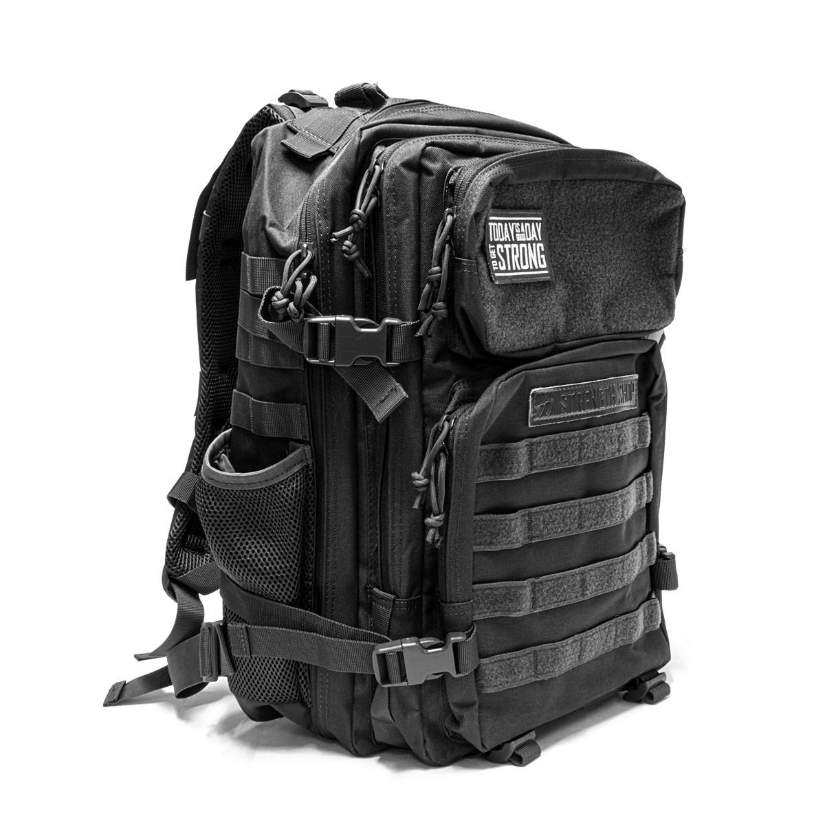 Training Backpack 2.0, Black - Add Extra Patches - Strength Shop