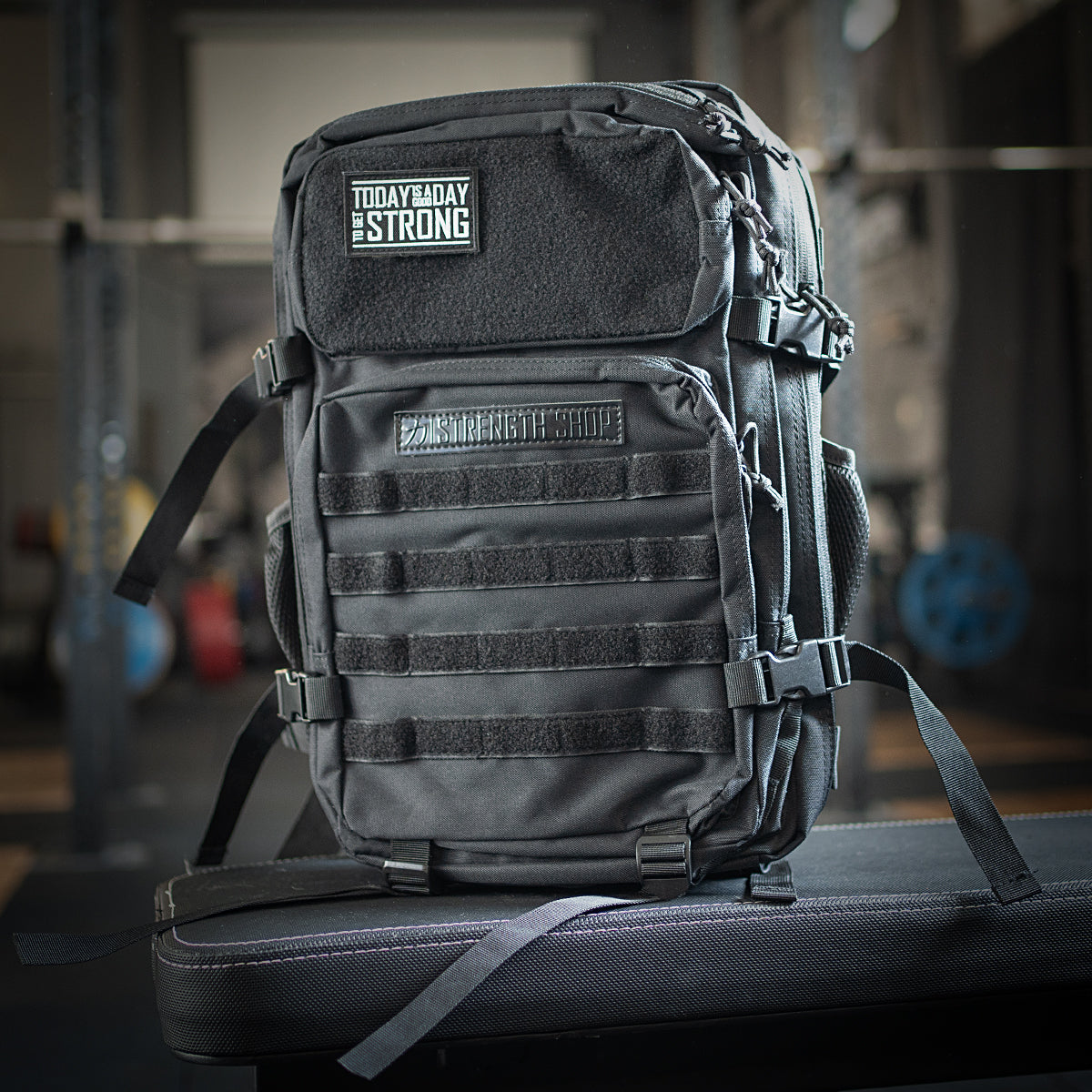 Training Backpack 2.0, Black - Add Extra Patches - Strength Shop