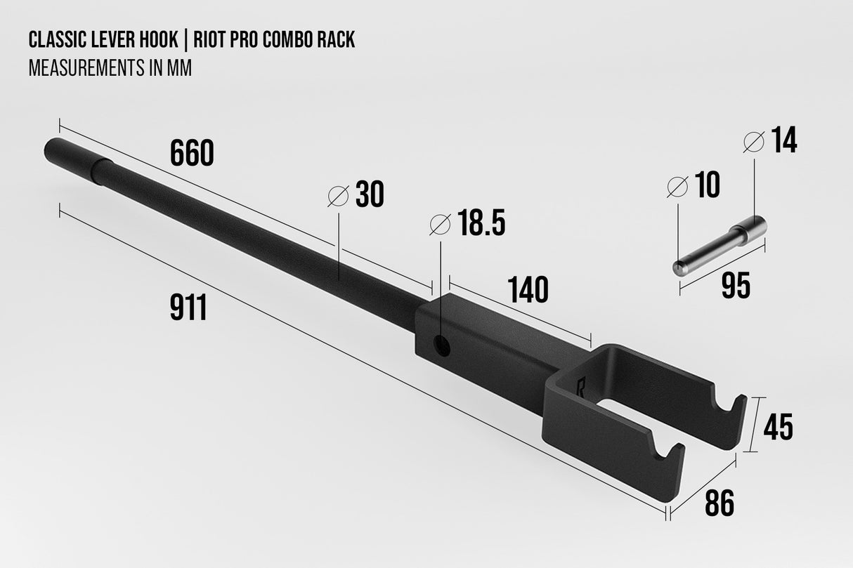 Classic Adjustment Handles - PRO Combo Rack - Strength Shop