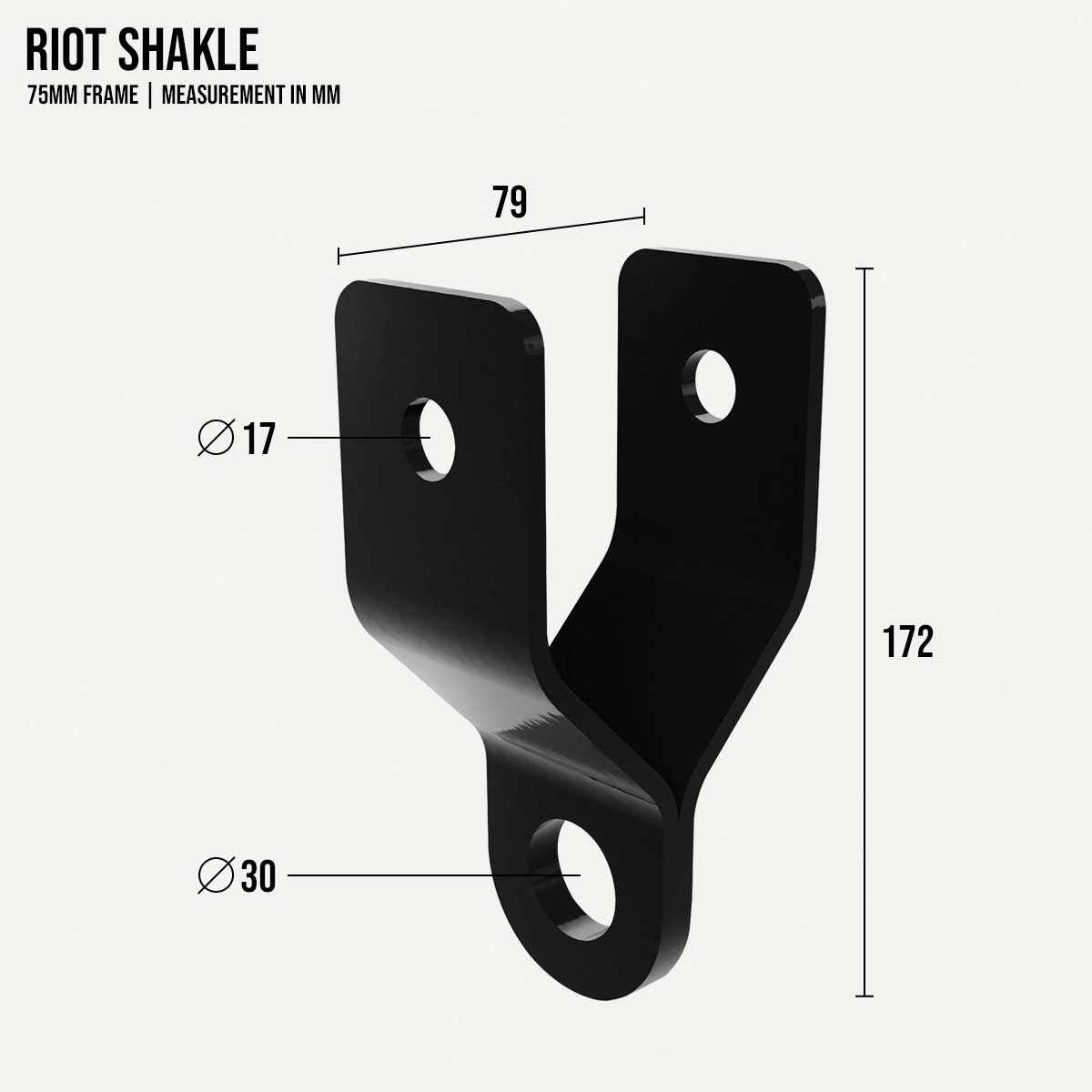 B-WARE Riot MRR 75 | Shackle - Strength Shop