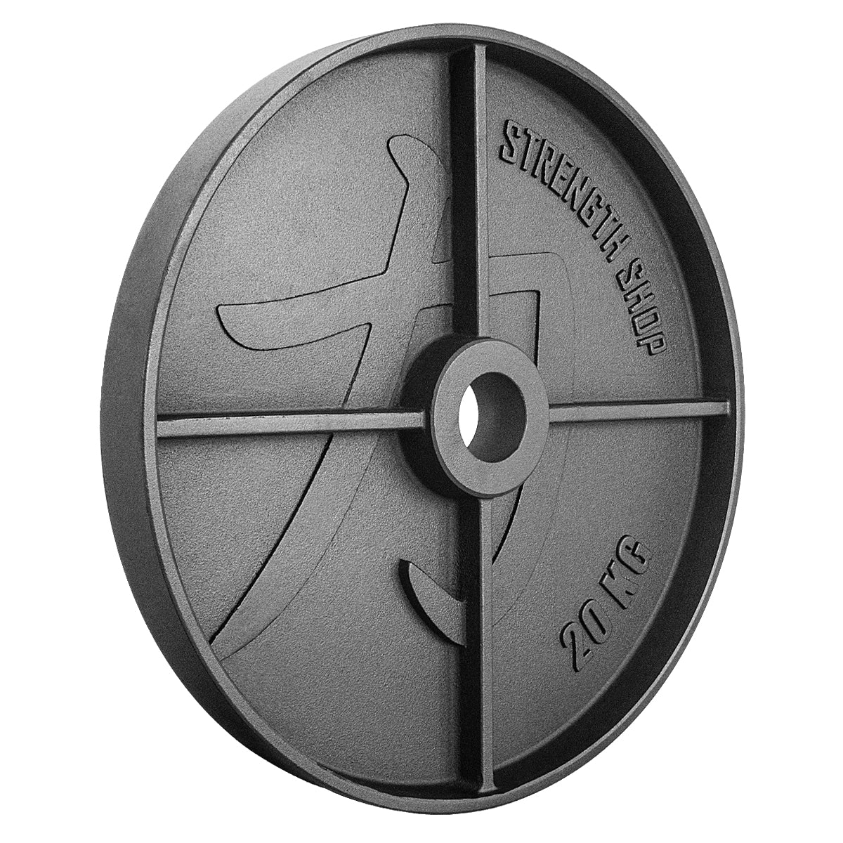 B-WARE Deep Dish Cast Iron Plates, 1.25kg-20kg - Strength Shop