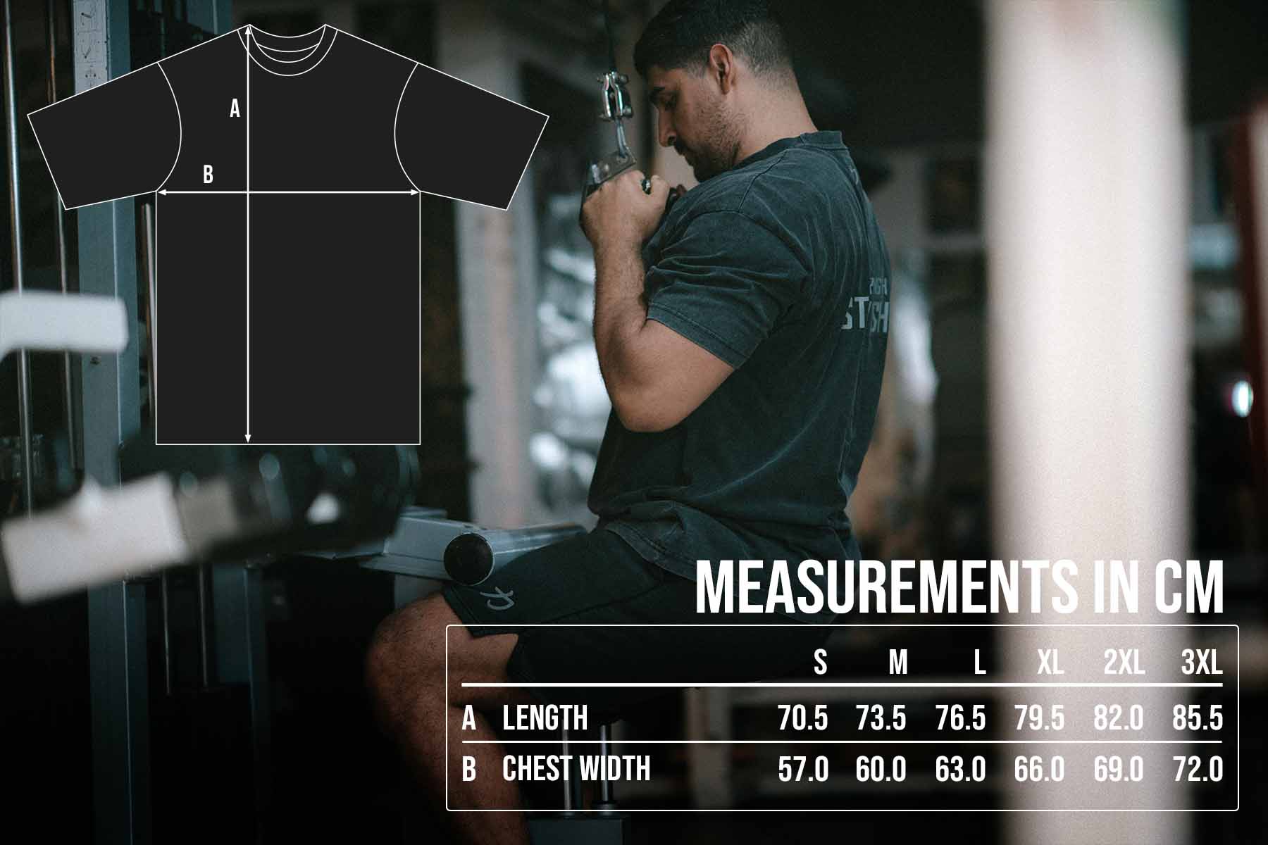 Home of Strength - T-Shirt, Stone-Washed Grey - Strength Shop