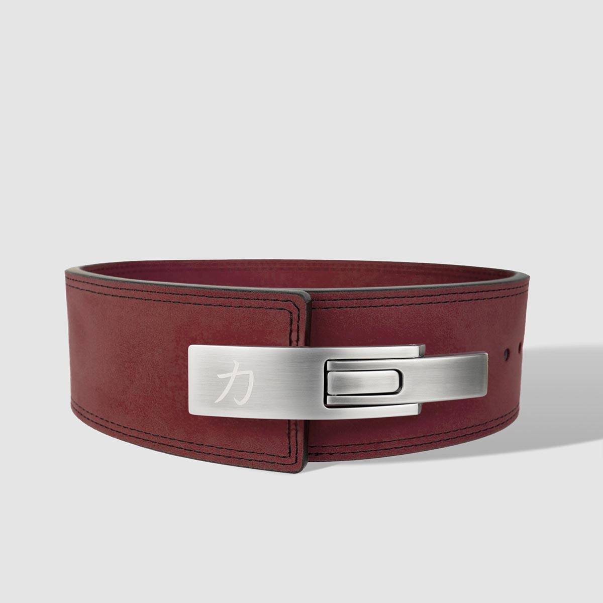 Wine-Red Lever Belt, 10mm - IPF Approved - Strength Shop