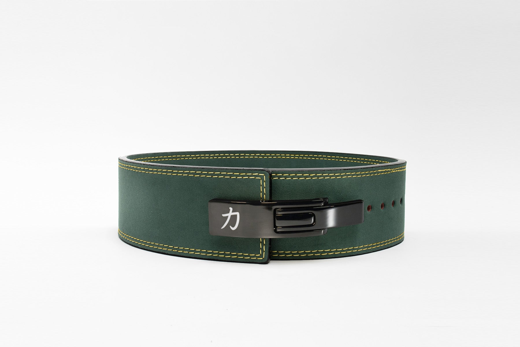 Vintage Green Lever Belt, 13mm - IPF Approved - Strength Shop