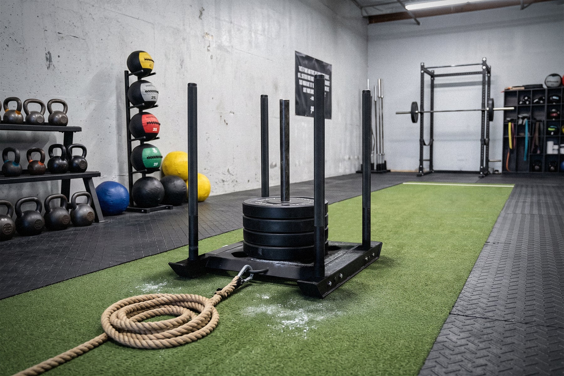 4-Pole Power Sled – Competition Push & Pull Sled