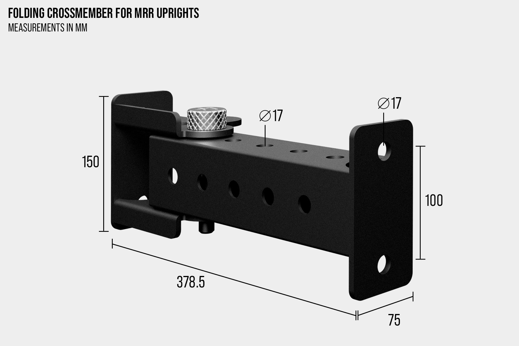 Riot MRR | Folding Crossmembers for MRR Uprights