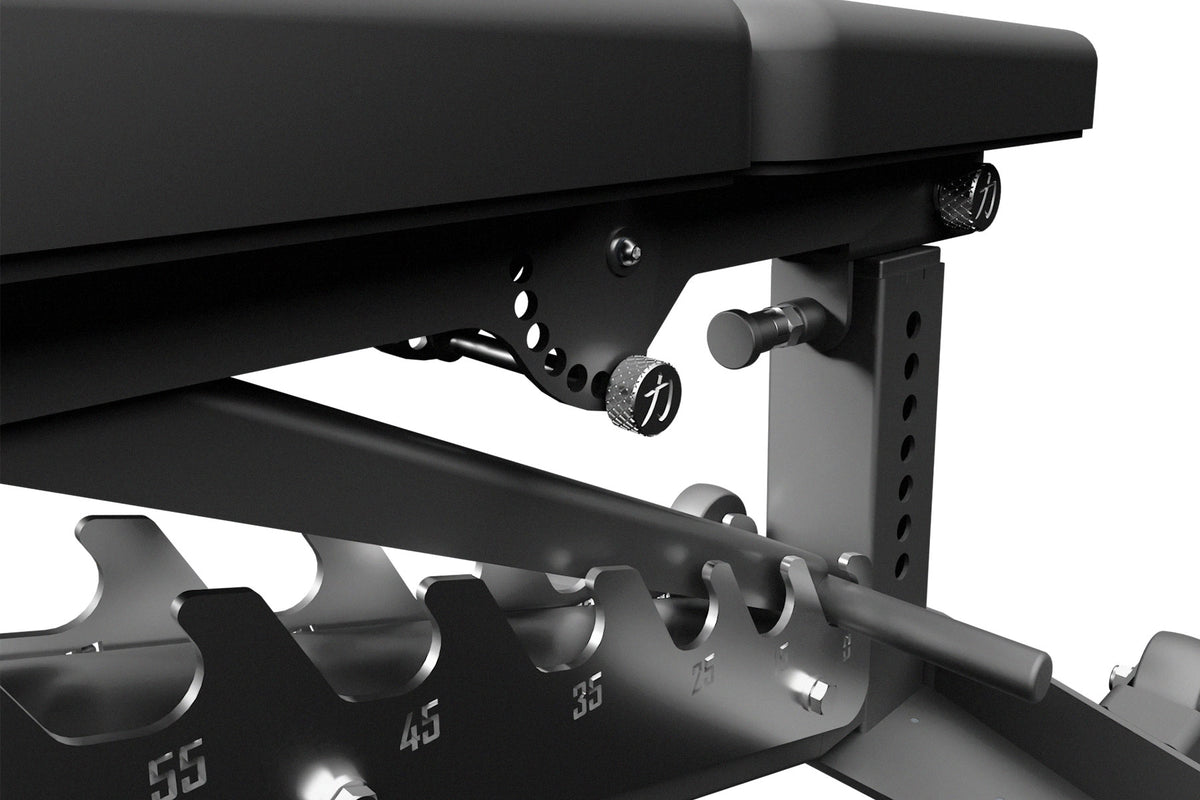 Riot FID Utility Bench 2.0 – Adjustable FID Weight Bench | Optional Leg Roller - Strength Shop