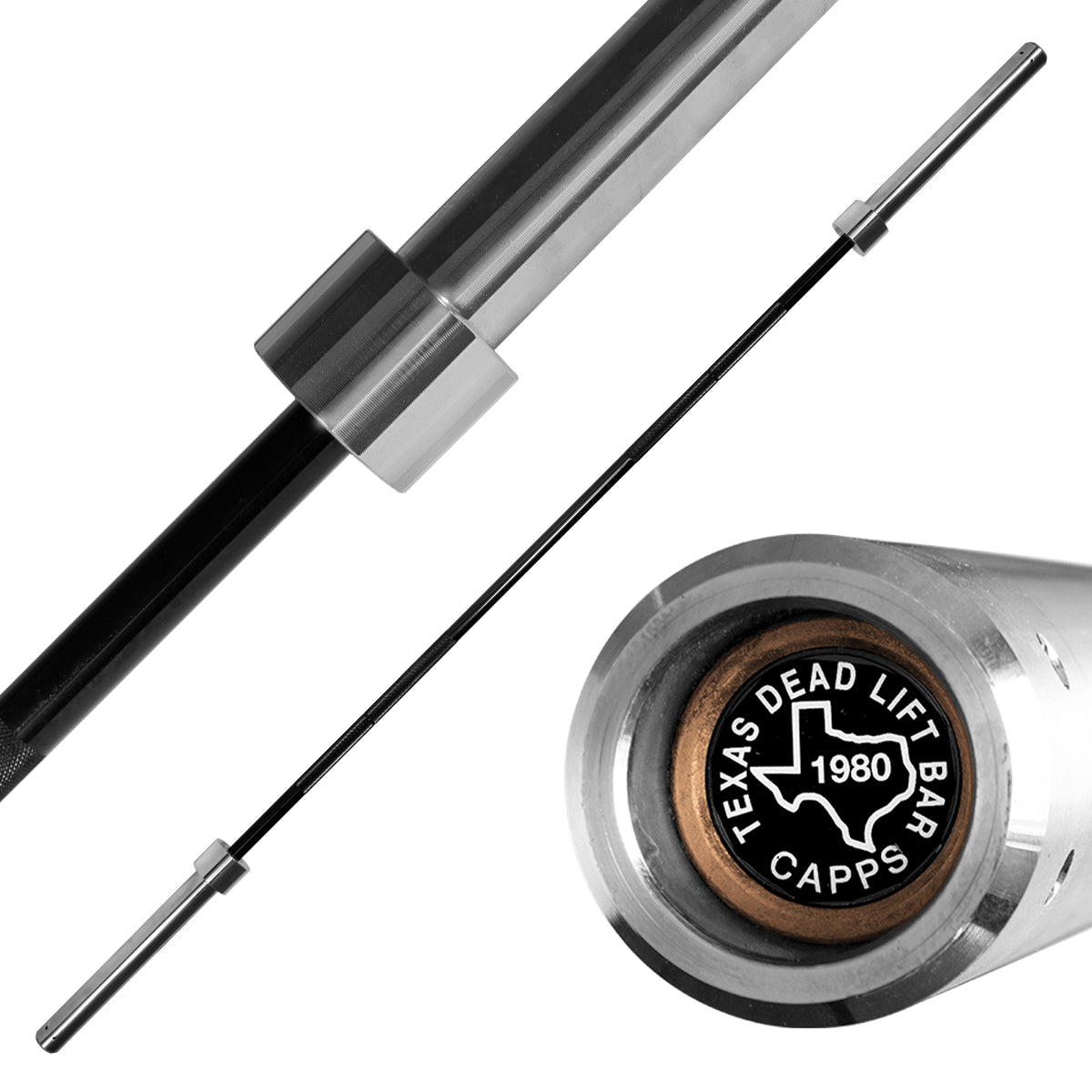 Original Texas Deadlift Bar - Chrome Sleeves - Strength Shop