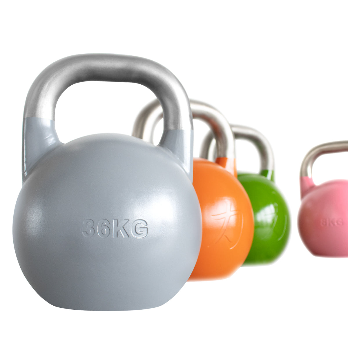B-WARE Stainless Steel Competition Kettlebells - 4-36KG - Strength Shop