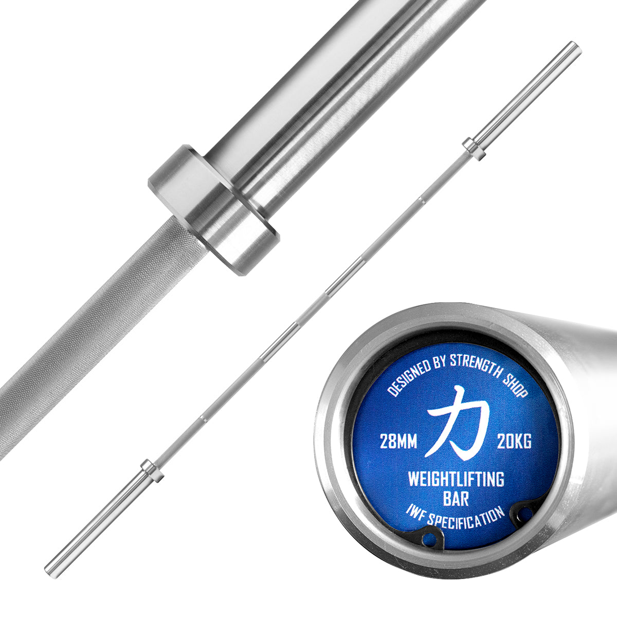 Riot Weightlifting Bar - Men's 20kg, IWF Specification - Strength Shop