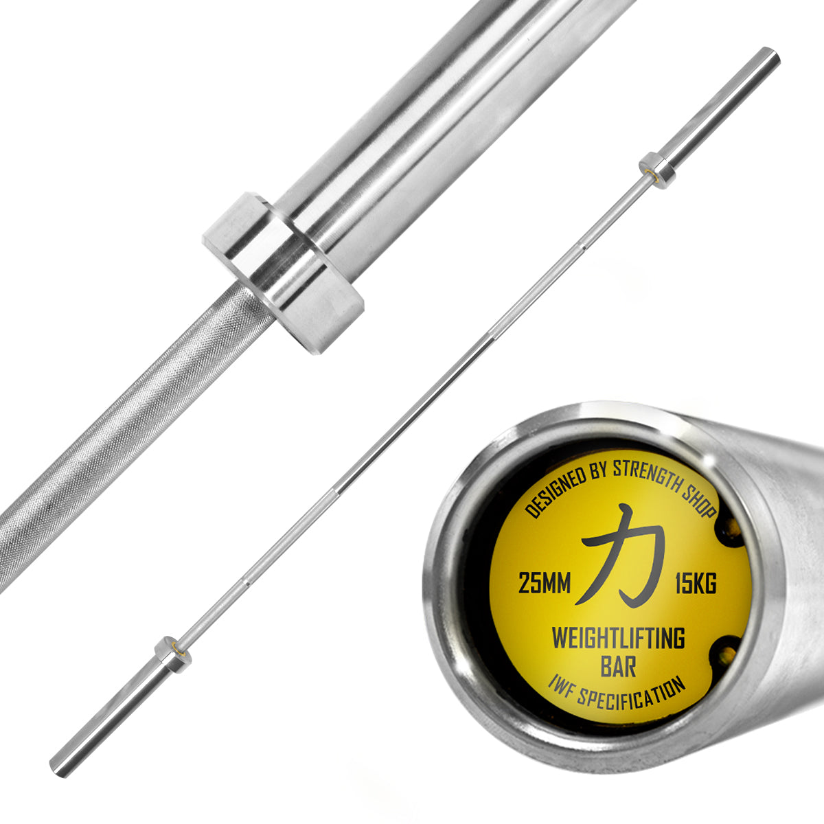 Riot Weightlifting Bar - Women's 15kg, IWF Specification - Strength Shop