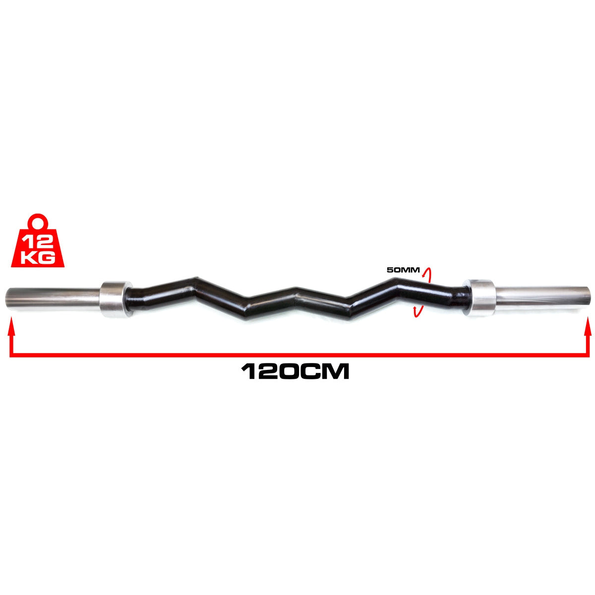 Thick EZ Olympic Curl Bar - 50MM - Strength Shop