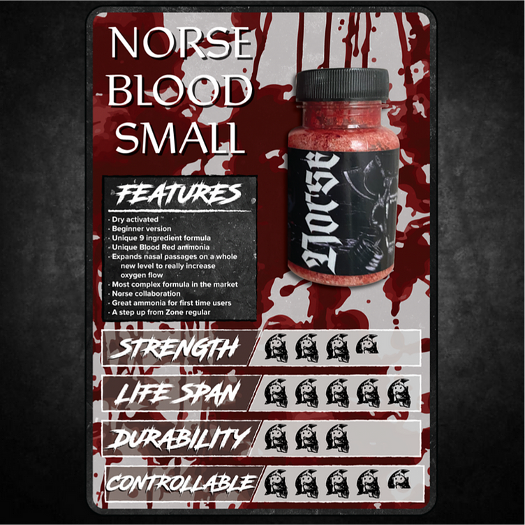 Z☠️NE Norse Blood – Beginner, Dry Athletic Salts - Strength Shop