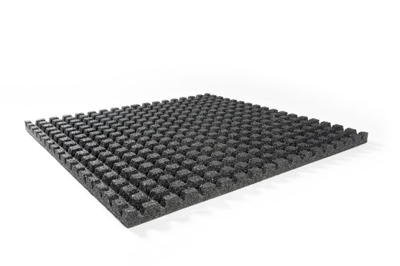 B-WARE Granuflex Rubber Flooring - Home Gym Tile 50cm X 50cm x 43mm - Strength Shop