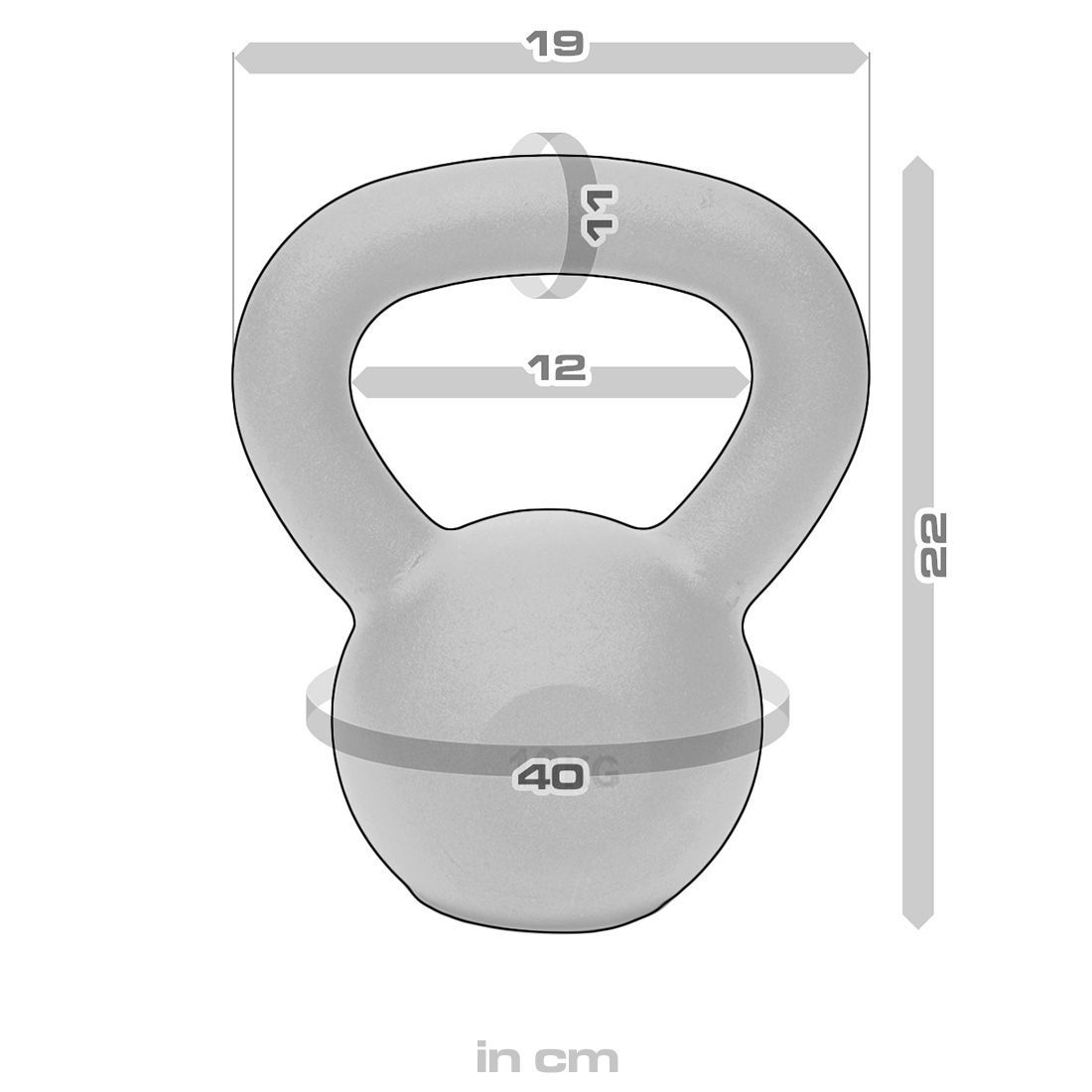 Strength Shop Cast Iron Kettlebells - Single Mould, Powder Coated, 4-64KG - Strength Shop