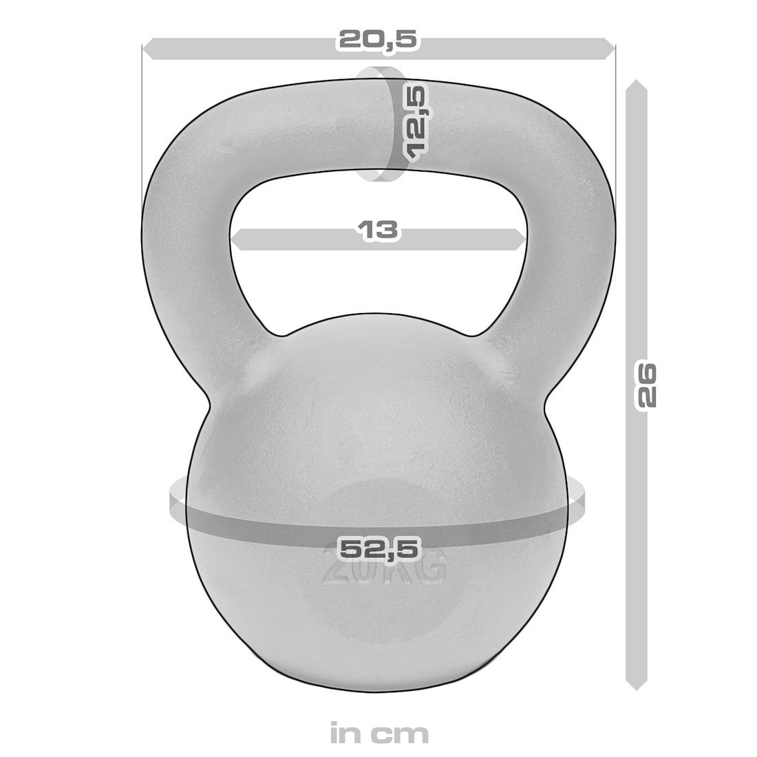 Strength Shop Cast Iron Kettlebells - Single Mould, Powder Coated, 4-64KG - Strength Shop