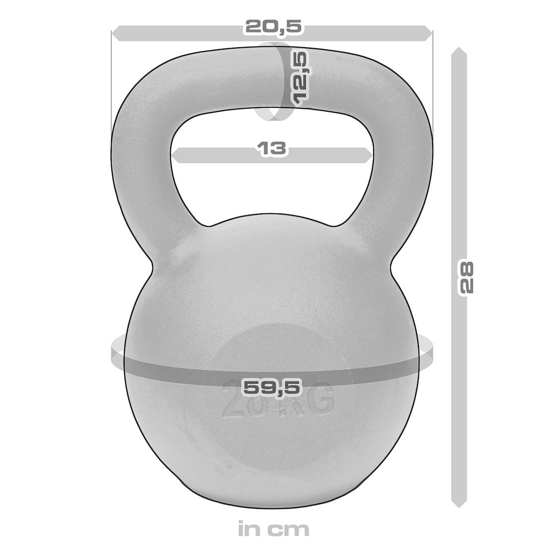 B-WARE Strength Shop Cast Iron Kettlebells - Single Mould, Powder Coated, 14-32-36KG - Strength Shop