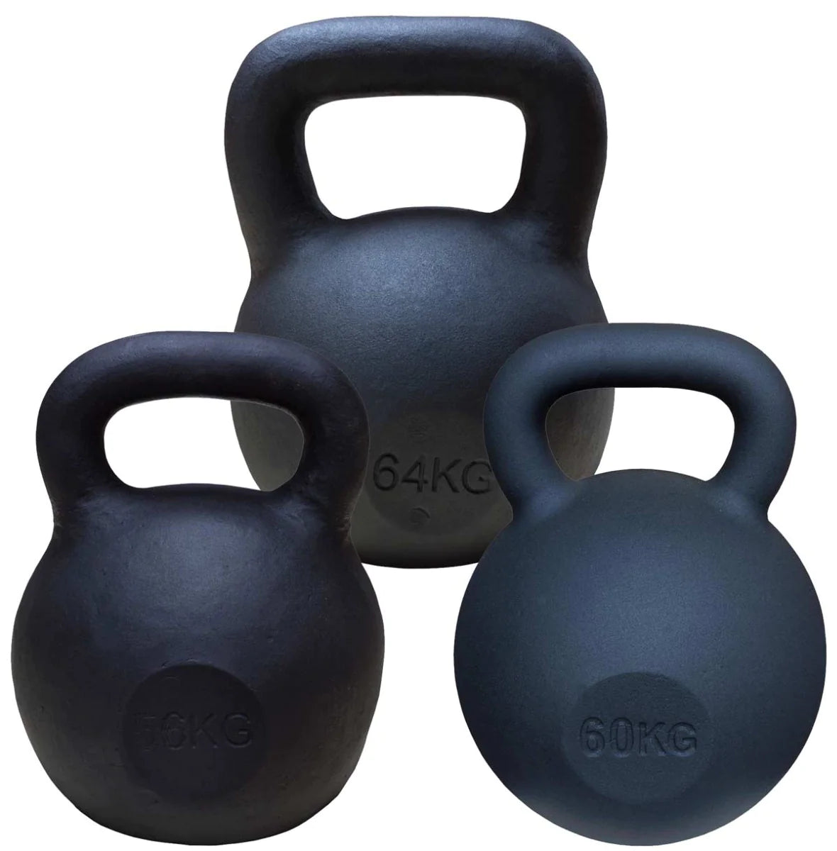 Strength Shop Cast Iron Kettlebells - Single Mould, Powder Coated, 4-64KG - Strength Shop