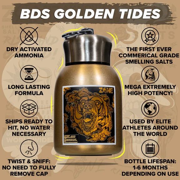 Z☠️NE Bear Down Steel Golden Tides - Dry Athletic Salt - Strength Shop