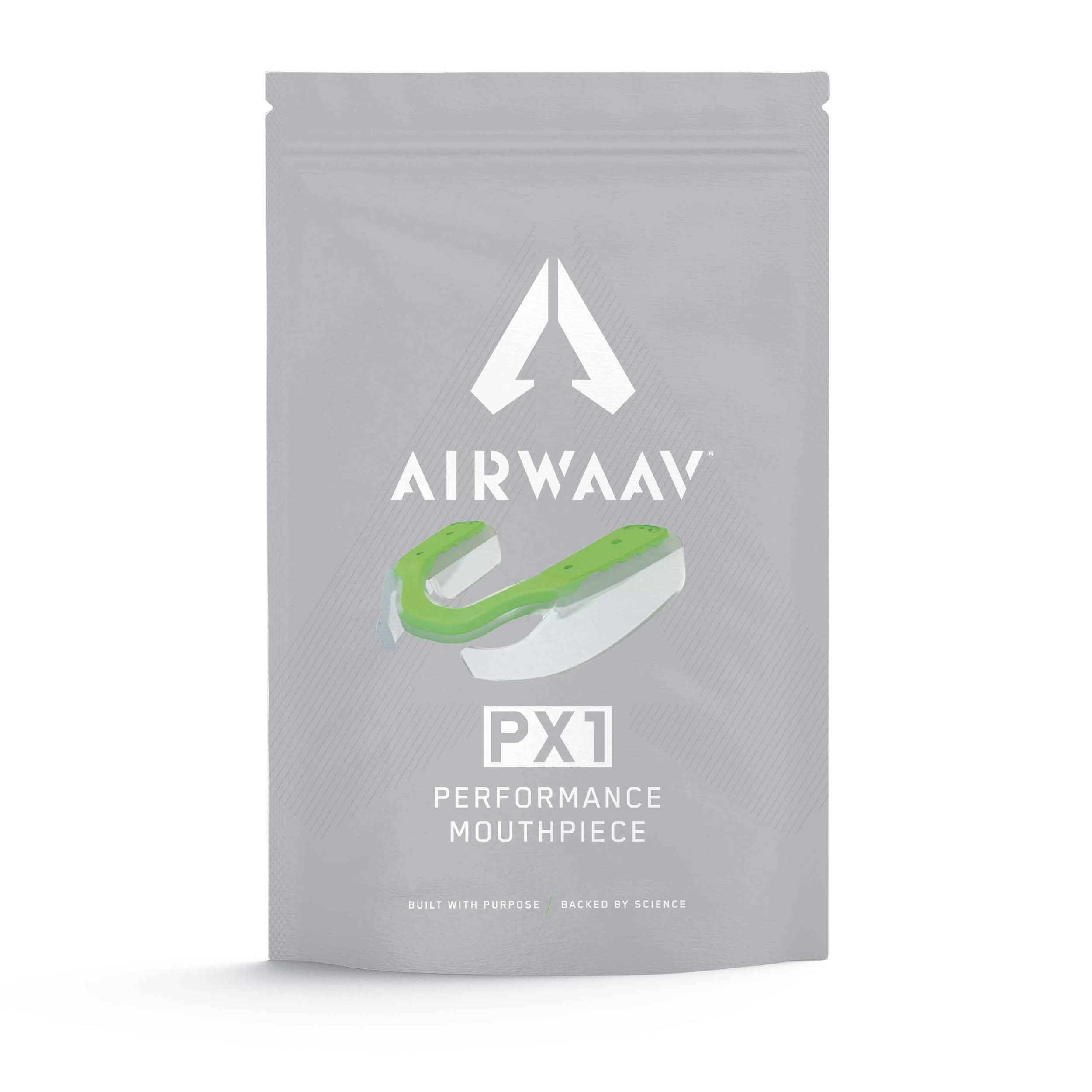AIRWAAV PX1 Performance Mouthpiece – Neon Green Edition - Strength Shop