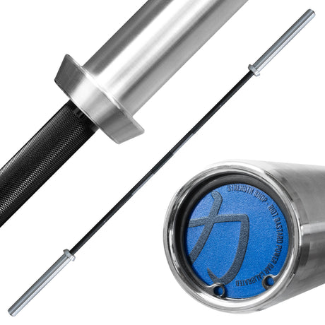 Riot Power Bar - Calibrated, 20 kg - Black Chrome - Strength Shop