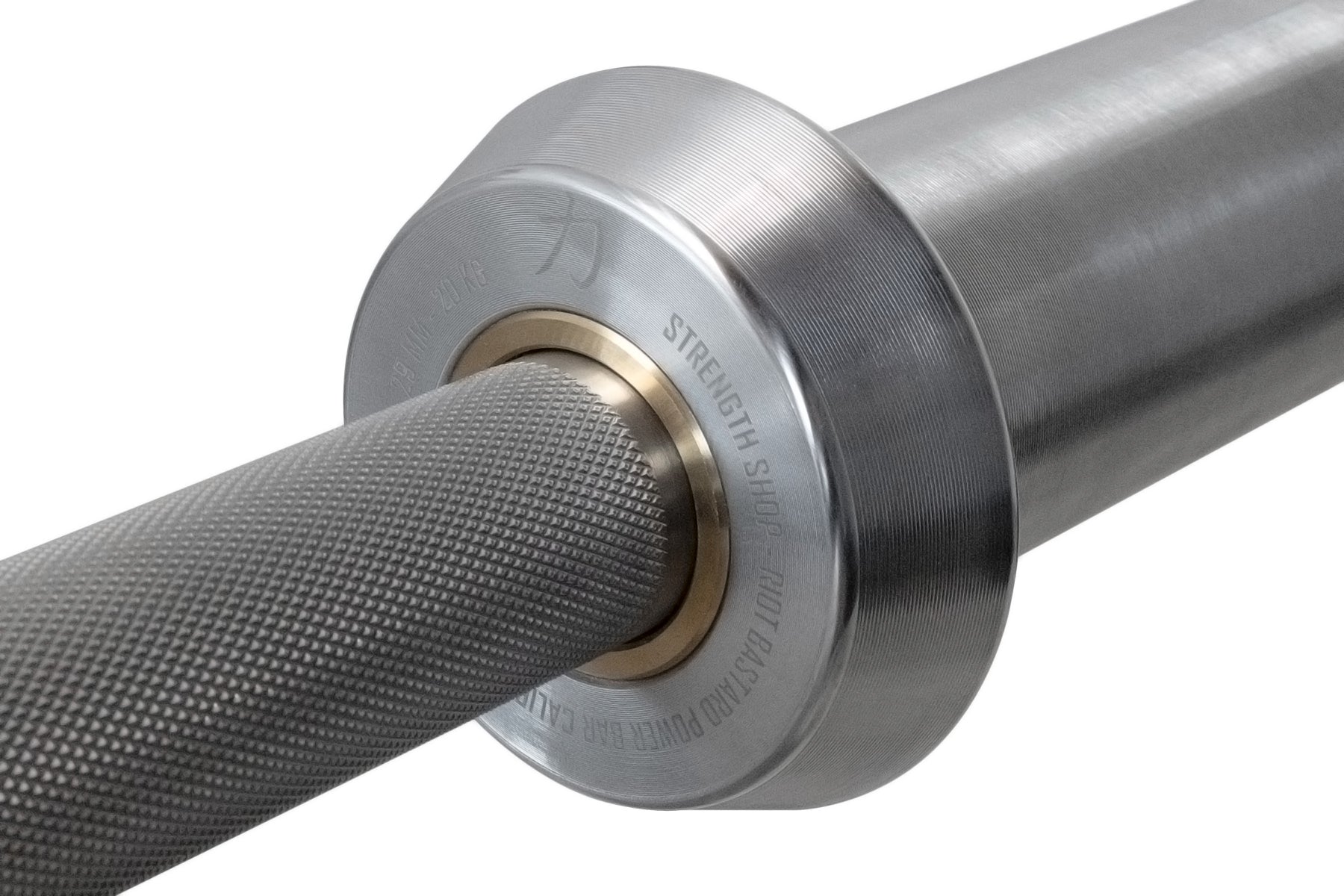 Riot Bastard Power Bar - 20 kg, Calibrated - Stainless Steel - IPF-zertifiziert