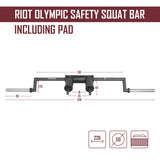 Riot Olympic Safety Squat Bar - Strength Shop