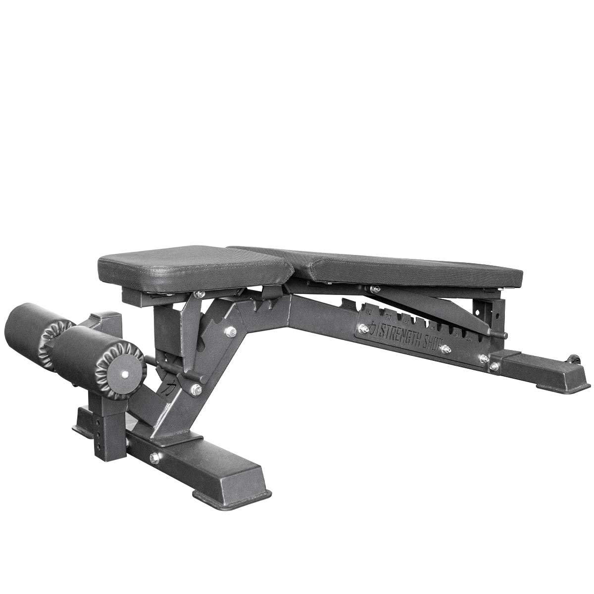 Riot FID Utility Bench w/ Foot Roller – 75mm - Strength Shop