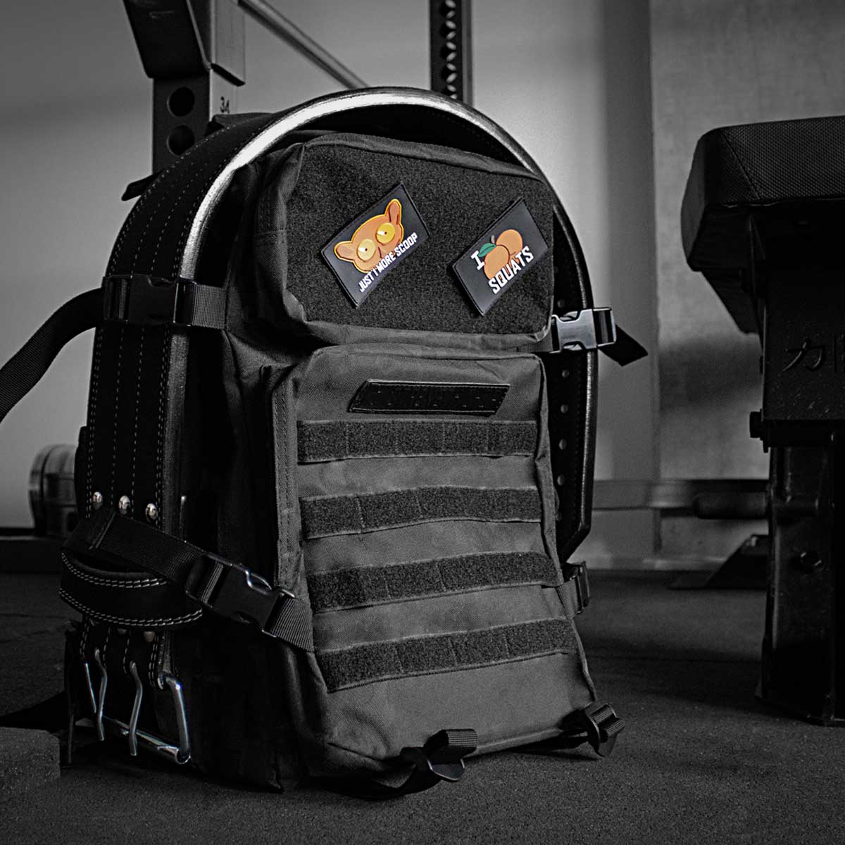 Training Backpack 2.0, Black - Add Extra Patches - Strength Shop