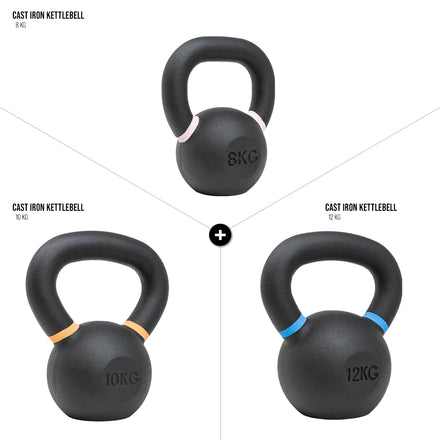 Strength Shop Kettlebell-Sets aus Gusseisen