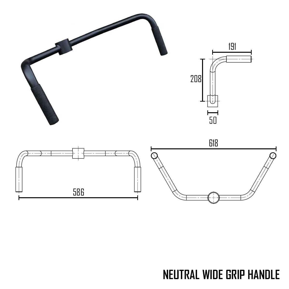 T-Platform Handles - Strength Shop