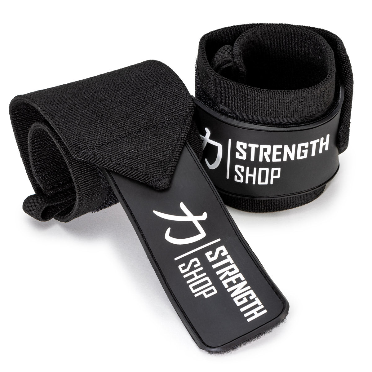 Heavy Black Wrist Wraps, 1 Pair - IPF Approved – 60cm/90cm - Strength Shop