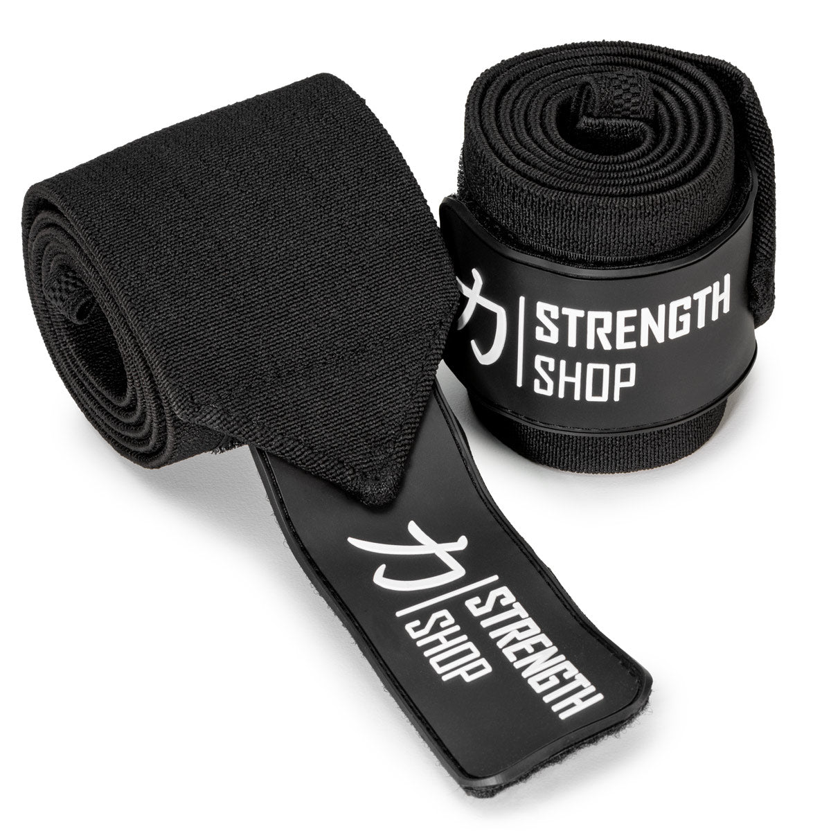 Heavy Black Wrist Wraps - IPF Approved – 60cm/90cm - Strength Shop