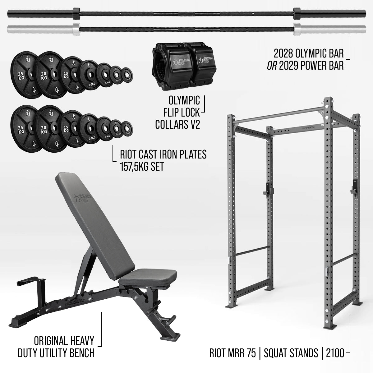 Original Home Gym Bundle - Strength Shop