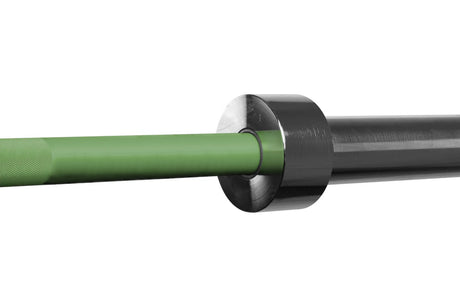 Original Texas Deadlift Bar - Chrome Sleeves, Bazooka Green Bar - Preorder (Ships by July 31) - Strength Shop