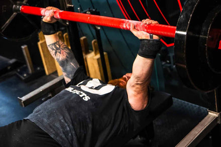 Original Texas Fat Axle Power Bar - 2" Axle - Red Cerakote - Preorder (Ships by July 31) - Strength Shop