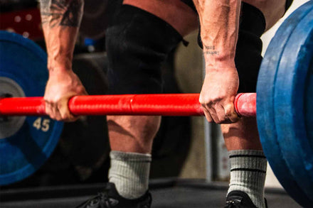 Original Texas Fat Axle Power Bar - 2" Axle - Red Cerakote - Preorder (Ships by July 31) - Strength Shop