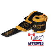 Gold Wrist Wraps – Medium, 30cm/60cm or 90cm, IPF Approved - Strength Shop