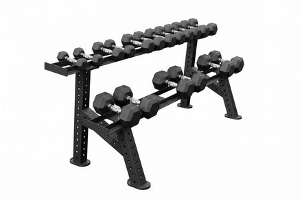Riot Dumbbell Rack - 2-Tier - Strength Shop