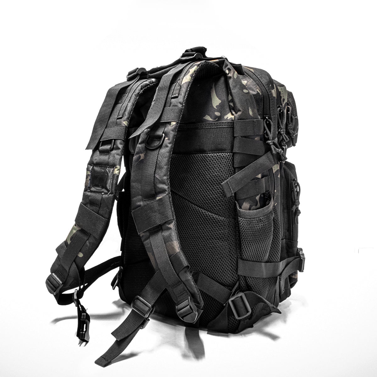 Training Backpack 2.0, Dark Camo - Add Extra Patches - Strength Shop