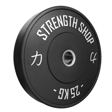 B-WARE Riot Bumper Plates 2.0 – Black, 25kg - Strength Shop