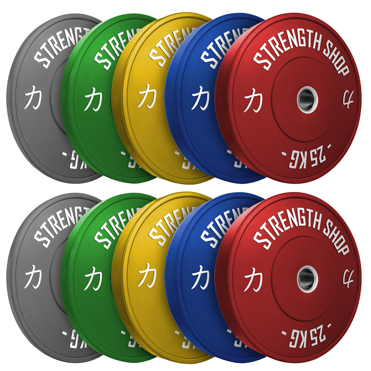 Riot Bumper Plates 2.0 – Coloured, 5kg-25kg or 150kg Set