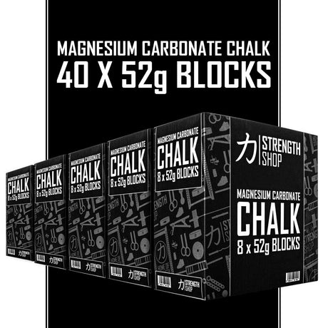 Magnesium Carbonate Chalk - 5 X Cases of 8 Blocks - Strength Shop